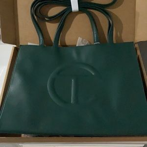 Medium Dark Olive Telfar Shopping Bag